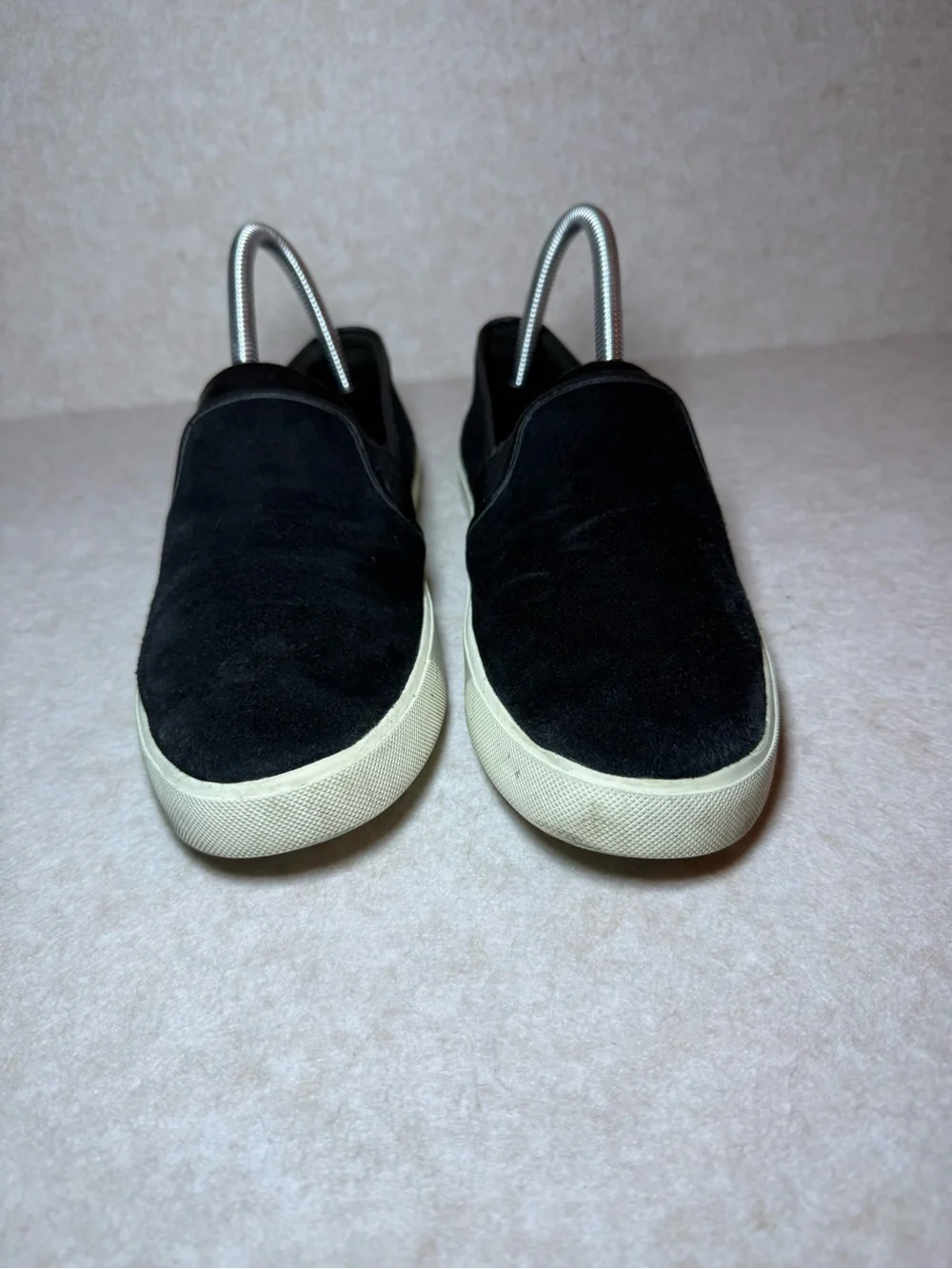 Vince Preston Black Suede Slip On Sneakers Size US 7M Comfy Slides
